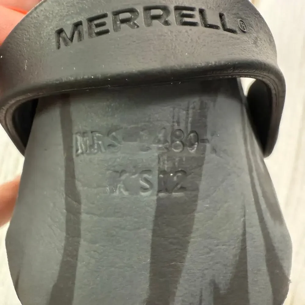 Merrell Kids Hydro Moc Water Shoes Clogs Black Camo Size K12